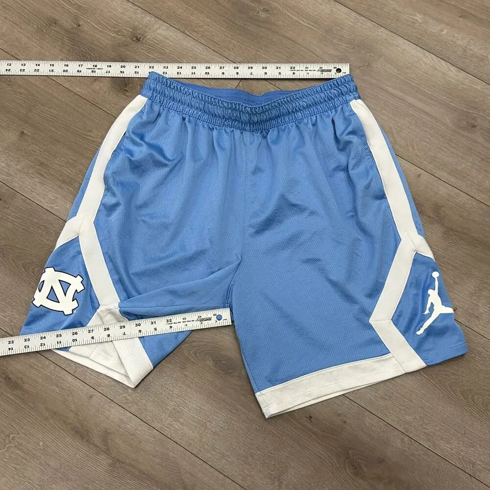 Jordan Brand Carolina Blue North Carolina Tar Heels Knit Shorts sz XL